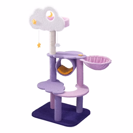 売れ筋の天然木製キャットツリー